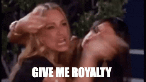 Two Women Fighting One Says Give Me Royalty GIF