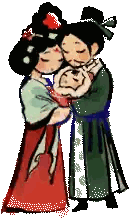 Two Women Holding Baby