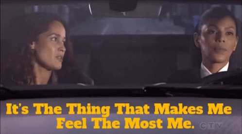 Two Women in Car with Feeling Like Myself