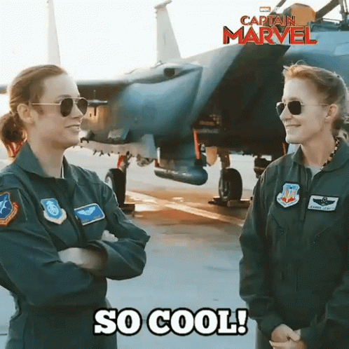 Two Women in Military Uniforms So Cool