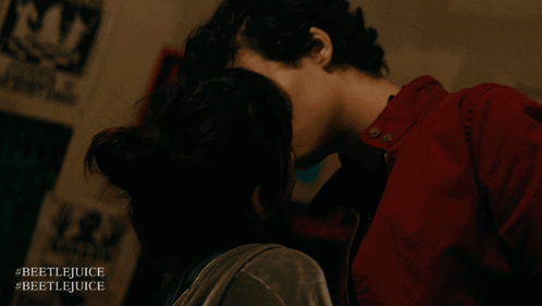 Two Women Kissing Dark Room #beetlejuice #beetlejuice