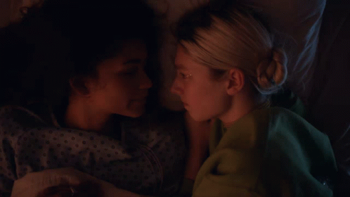 Two Women Lying in Hospital Bed