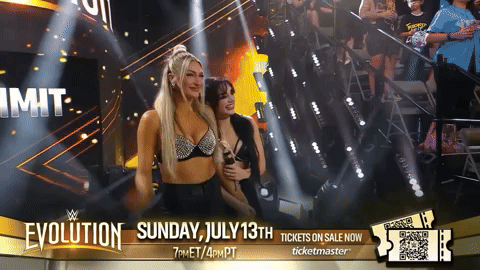 Two Women on Stage Evolution Sunday July 13th