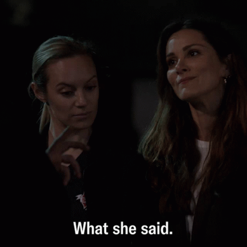 Two Women One Saying What She Said