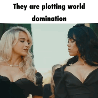 Two Women Plotting World Domination