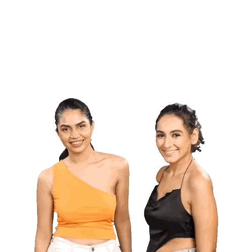 Two Women Standing Next to Each Other