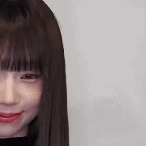 Two Women Standing With Eyes Closed GIF
