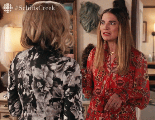 Two Women Standing With Schittscreek