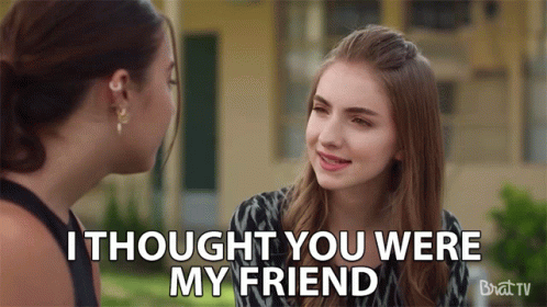 Two Women Talking I Thought You Were My Friend