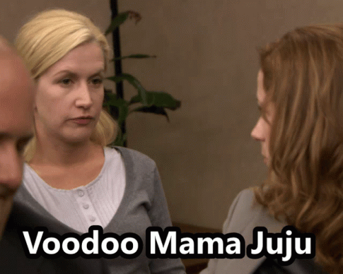 Two Women Talking Voodoo Mama Juju GIF