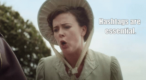 Two Women Talking You Use Hashtags Don't You