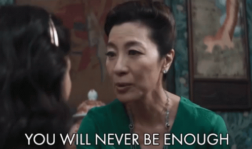 Two Women Talking You Will Never Be Enough