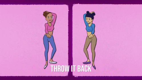 Two Women Throw It Back