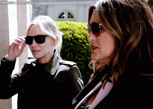 Two Women Wearing Sunglasses GIF