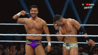 Two Wrestlers In Ring GIF