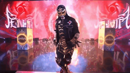 Two Wrestlers with All In