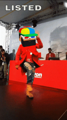 Two Young Men Dancing One Wearing Fil Shirt GIF