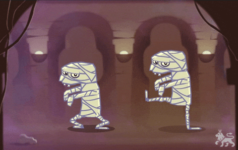 Two Zombie Mummy GIF