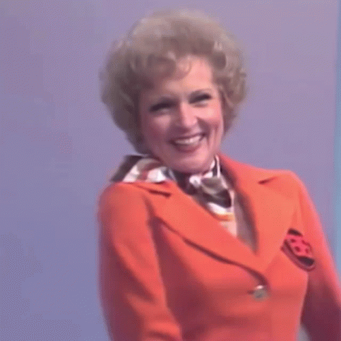 Betty White Flirty Dance GIF
