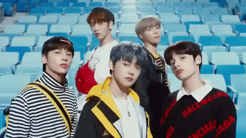 Txt Boy Band Moving Shoulders GIF
