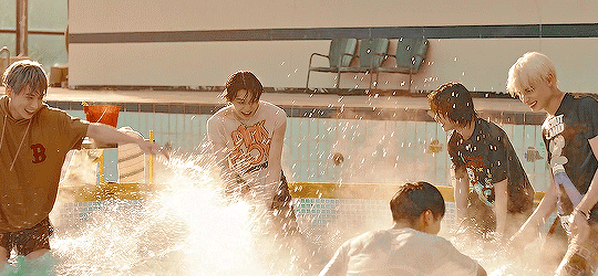 Txt Boys Swimming Pool GIF