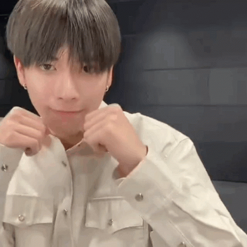 Txt Kang Taehyun Punching Air GIF