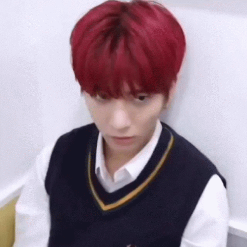 Txt Taehyun Serious Face GIF