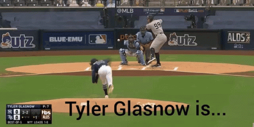 Tyler Glasnow in Baseball Game