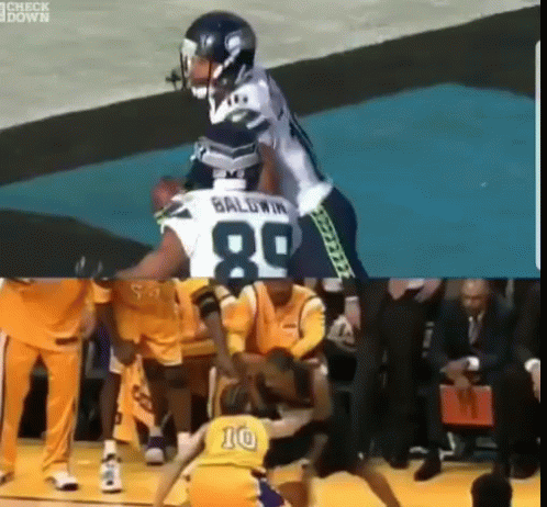 Tyler Lockett Practice Allen Iverson Step Over GIF