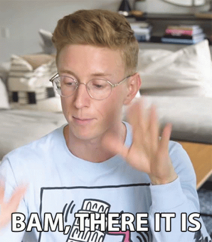 Tyler Oakley Bam There It Is GIF