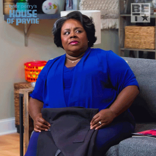 Tyler Perry's House of Payne Poster Woman Blue Shirt