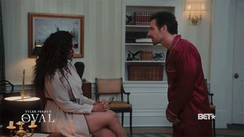 Tyler Perry The Oval Poster with Man and Woman