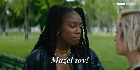 Tymika Tafari Cheering Mazel Tov GIF