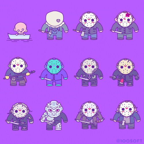 Types Of Jason Cartoon GIF