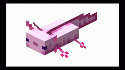 Types Of Pixelated Axolotl Meme GIF