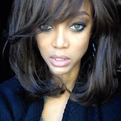 Tyra Banks Chewing Gum GIF