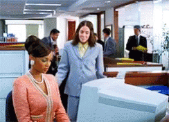 Tyra Banks Keyboard Typing Pretending To Work GIF
