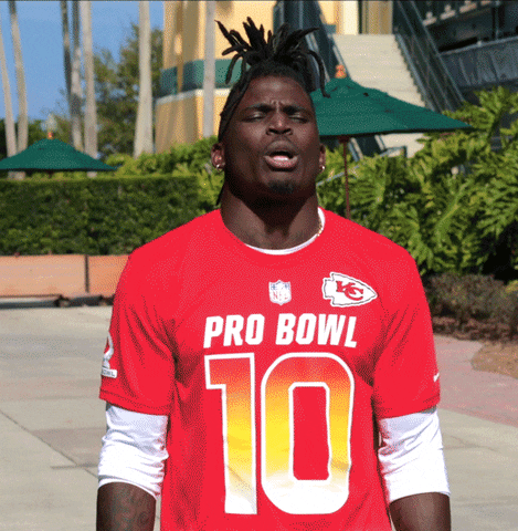 Tyreek Hill Chewing Act GIF