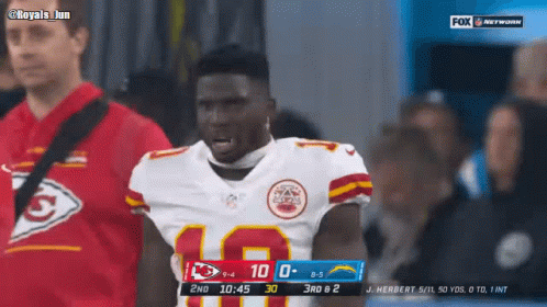 Tyreek Hill Chewing Gum GIF