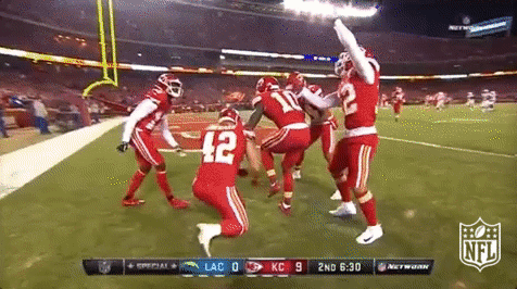 Tyreek Hill Kansas Celebrating GIF