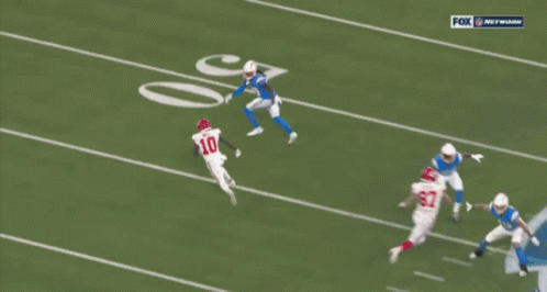 Tyreek Hill Running & Falling GIF