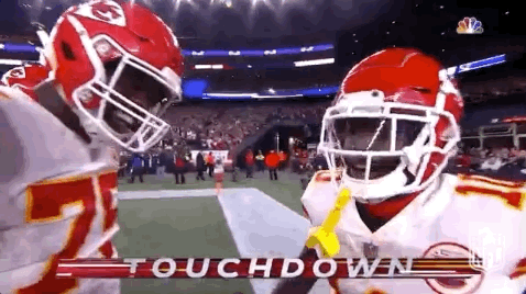 Tyreek Hill Touchdown Football GIF