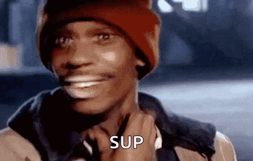 Tyrone Biggums Dave Chappelle Sup Scratch Neck GIF