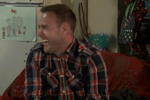 Tyrone Dobbs Laughing Coronation Street GIF