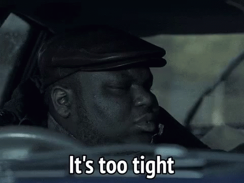 Tyrone Snatch It's Too Tight GIF