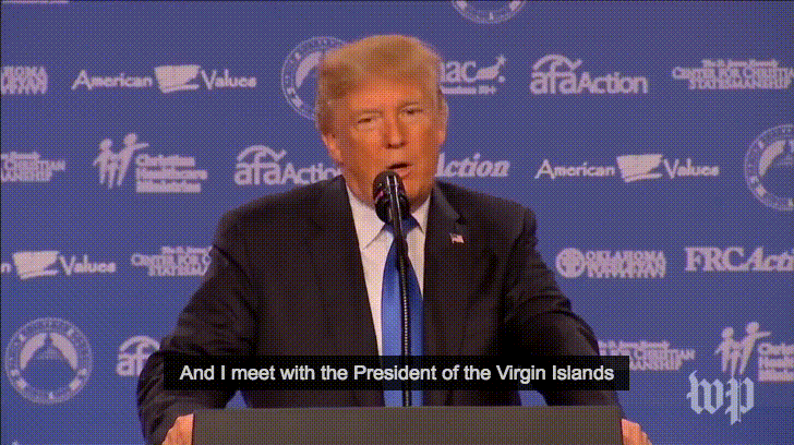 U.s. Virgin Islands President Donald Trump GIF
