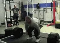 Man On Deadlift Form Puking Fail GIF