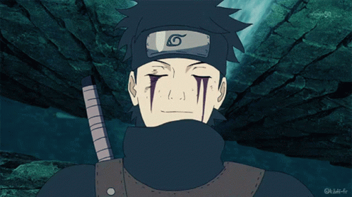 Uchiha Shisui Falling Off Nara River Cliff GIF