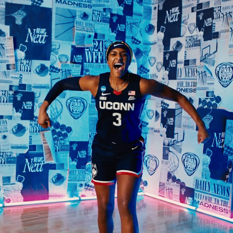 Uconn Aaliyah Edwards Clapping Hands GIF