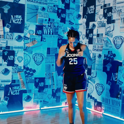 Uconn Ice Brady Flexing Jersey GIF